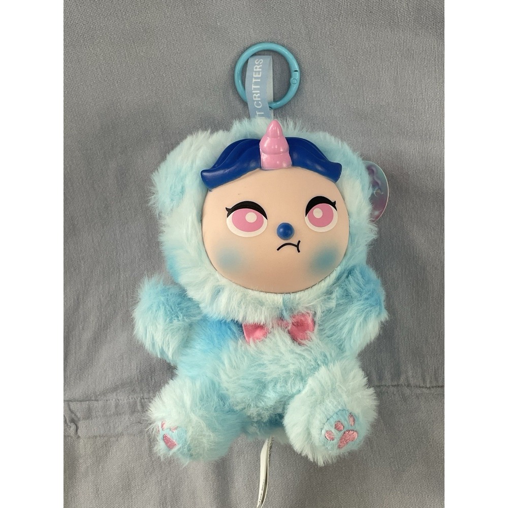 NEW Open Misfit Critters w/ Keychain Clip - Series 1 Unicorn Dreamers - Midnight